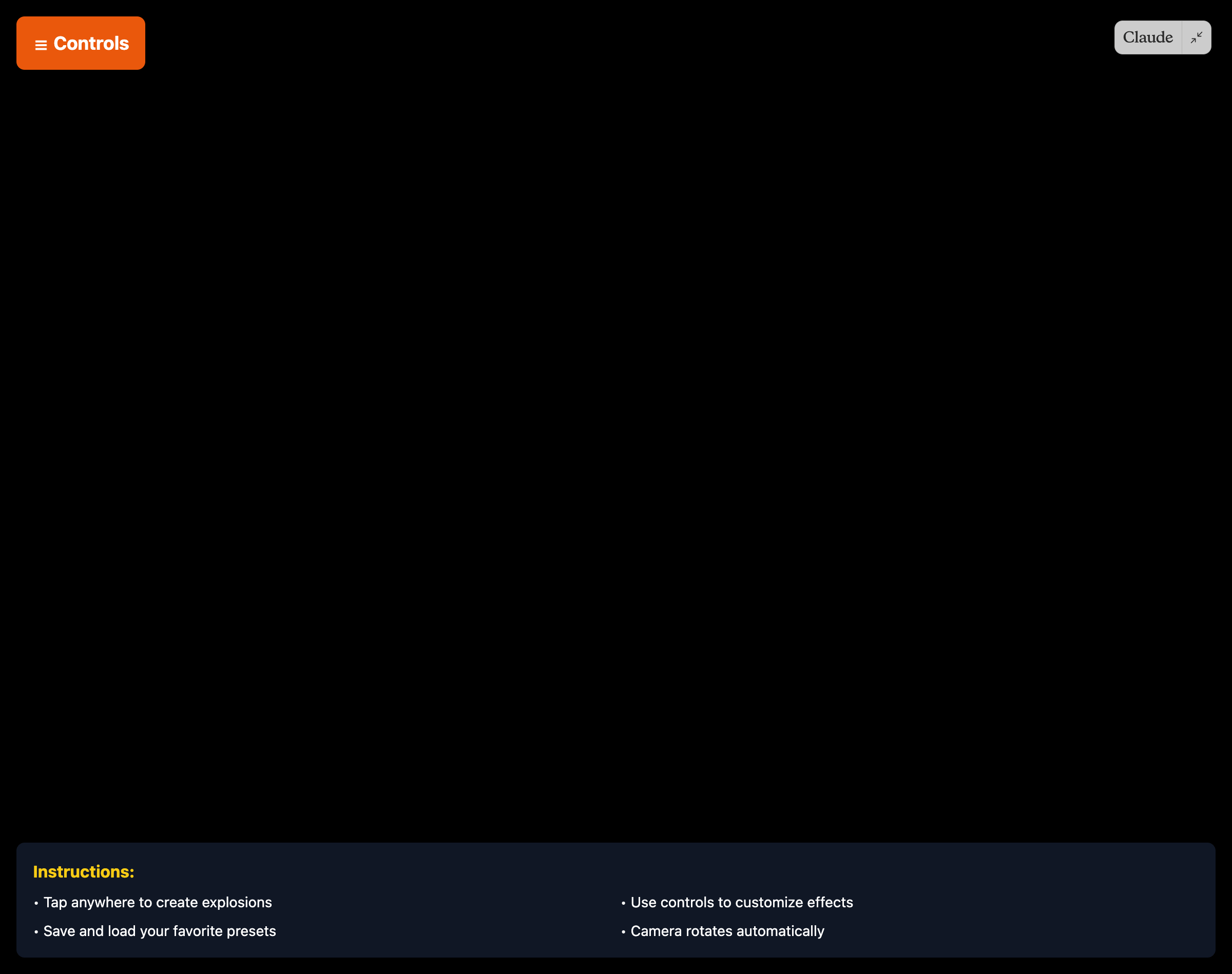ASCII Explosion Generator preview ASCII Explosion Generator screenshot