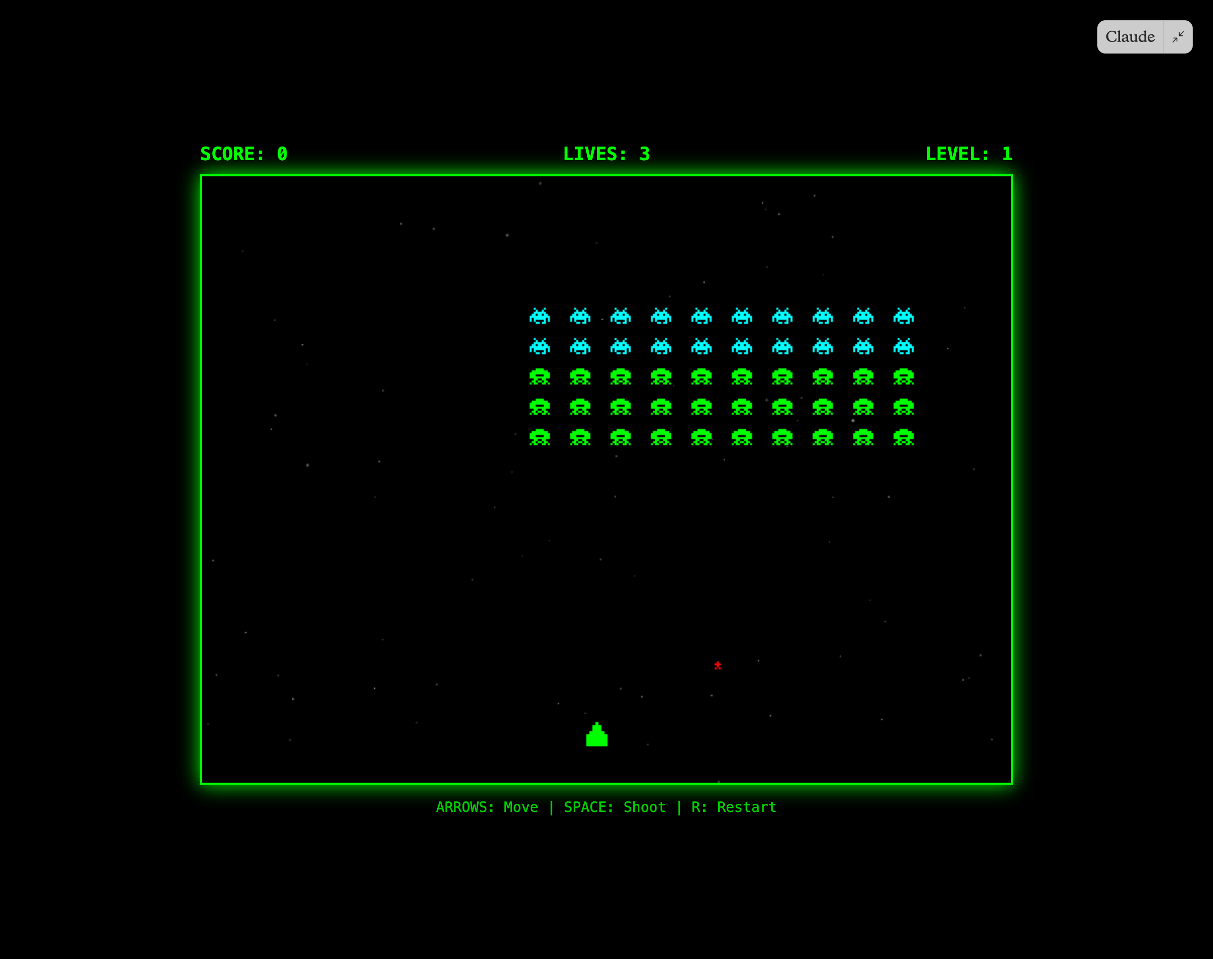 Space Invaders Retro preview Space Invaders Retro screenshot